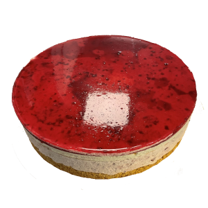 Raspberry and Passion Fruit Cheesecake