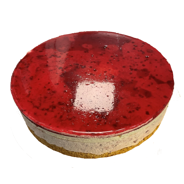 Raspberry and Passion Fruit Cheesecake