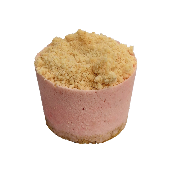 Strawberry Streusel Cheesecake Individual